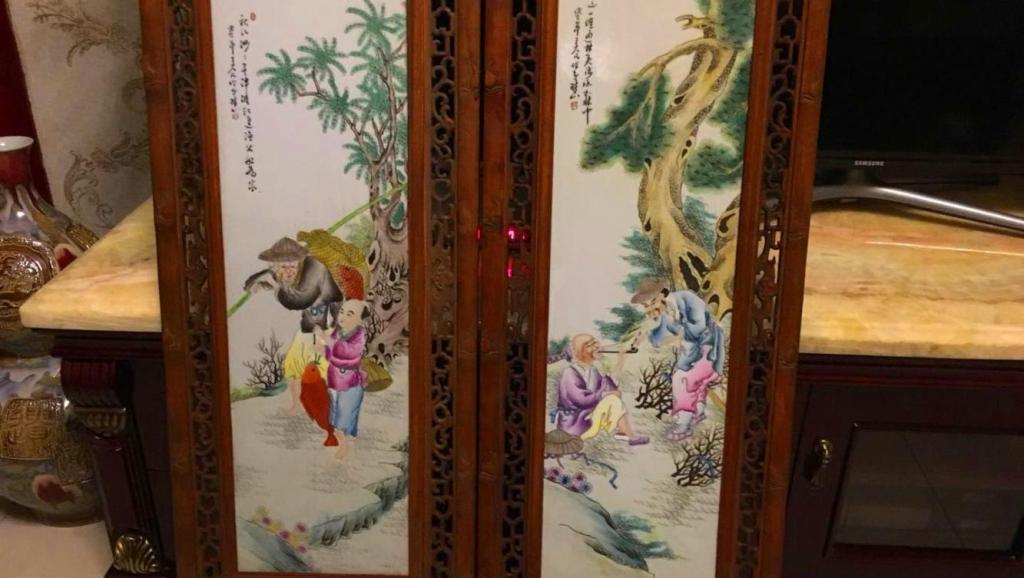 精品赏析—王大凡人物瓷板画