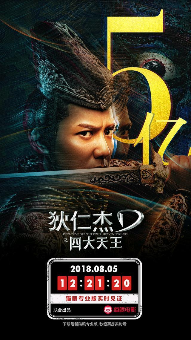 狄仁杰票房破5亿, 74岁老奶奶饰演鬼夜, 身上还背着20斤的机关