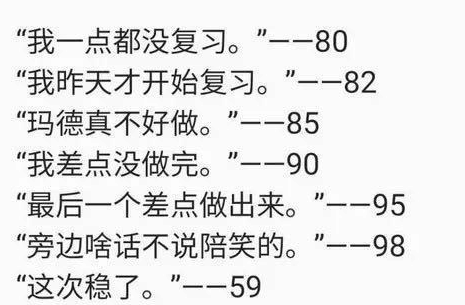 每次考完试，都有这几种人