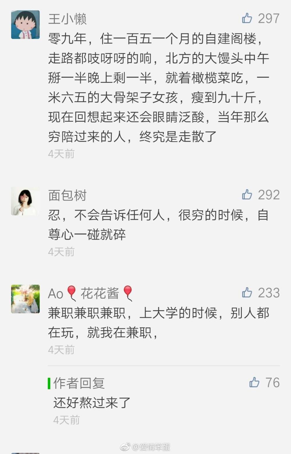 你们最最最穷的时候是怎么样熬过来的? 说一说自己坎坷的经历