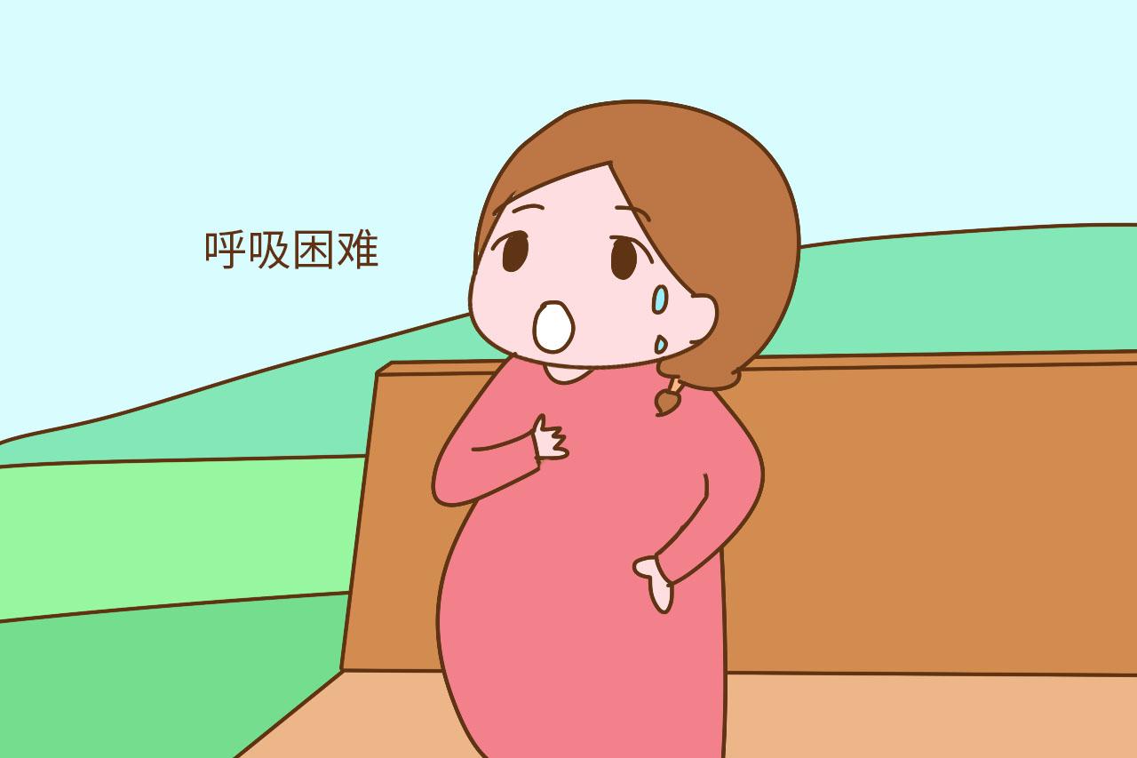 怀孕期间呼吸困难受不了, 生完孩子后, 可以好好喘口气太幸福