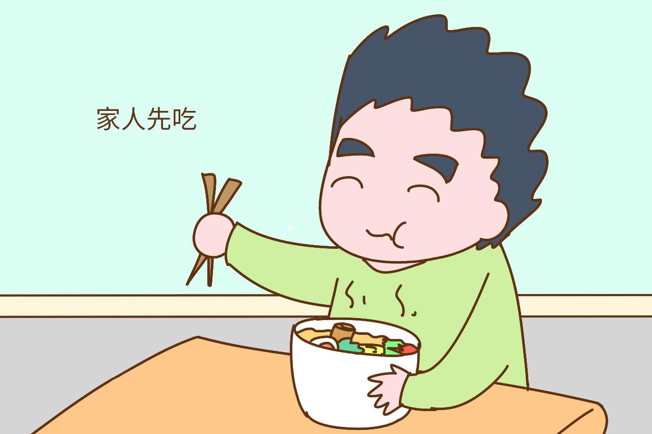 有了孩子后, 从家里吃饭顺序, 就能看出宝妈是不是幸福