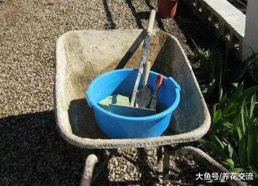 用捡来的一堆鹅卵石制作成靓丽的花坛和花盆, 用来种花太美了