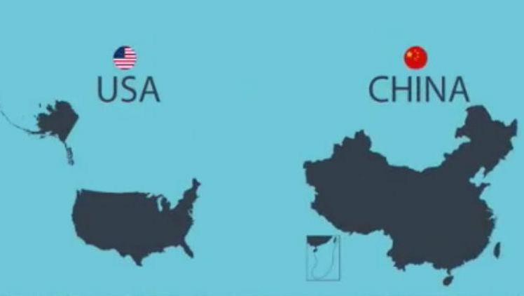 美国《世界概论》: 美国的国土面积比中国大?