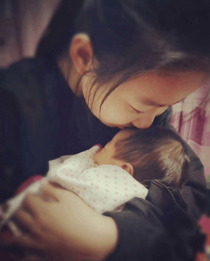 正圆形孕囊生儿子, 儿女双全了!