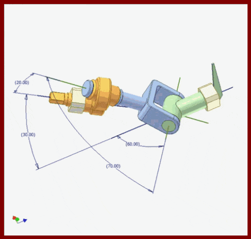 复杂的连杆机构动态图,够喝一壶的