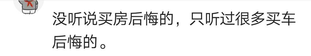 手上有20W, 是买车还是买房? 网友: 买车的都肠悔青了