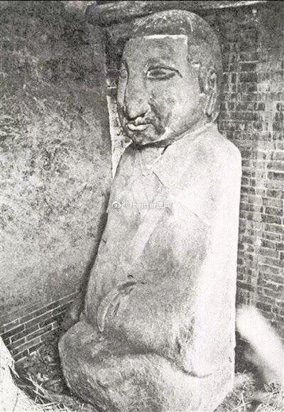 牛郎织女的原型雕像（陕西 汉代