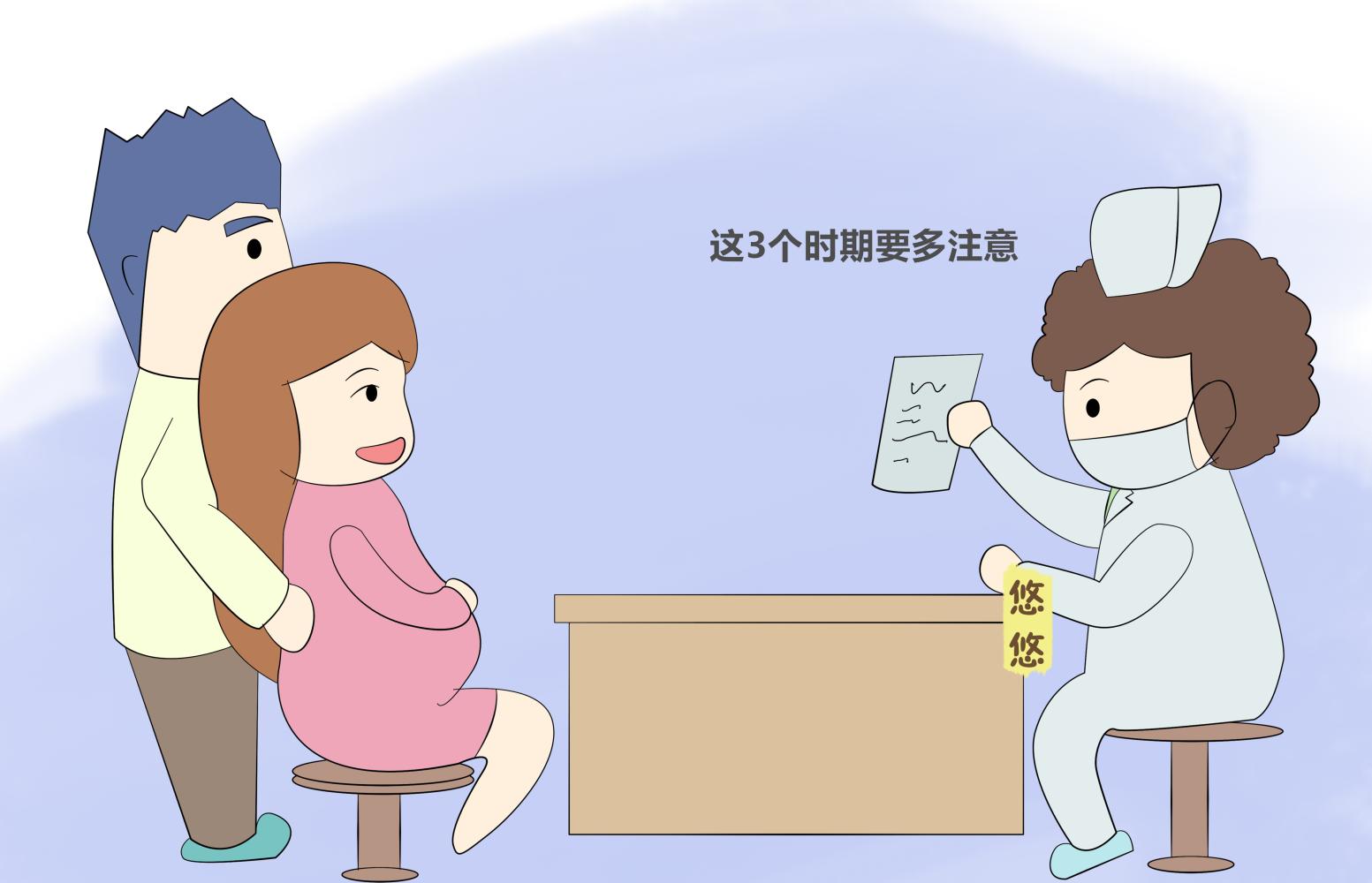 怀胎十月, 这3个时期是问题多发期, 准妈妈要多注意