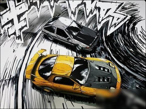 网友神还原 头文字d 漫画三次元穿越到二次元 科技资讯 八戒游戏