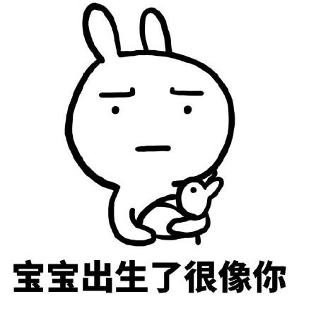 搞笑肚子里的都是你的孩子, 我们是幸福一家人表情包