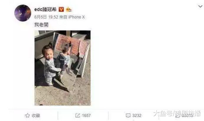 陈冠希女儿近照曝光萌翻网友, 被赞灵气十足像极了父亲!