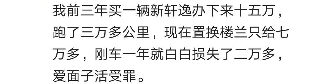 买完车就后悔了? 网友: 买得起却养不起呀