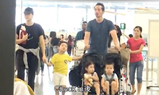 不舍老婆带娃回加拿大, 陈豪机场狂吻陈茵薇!
