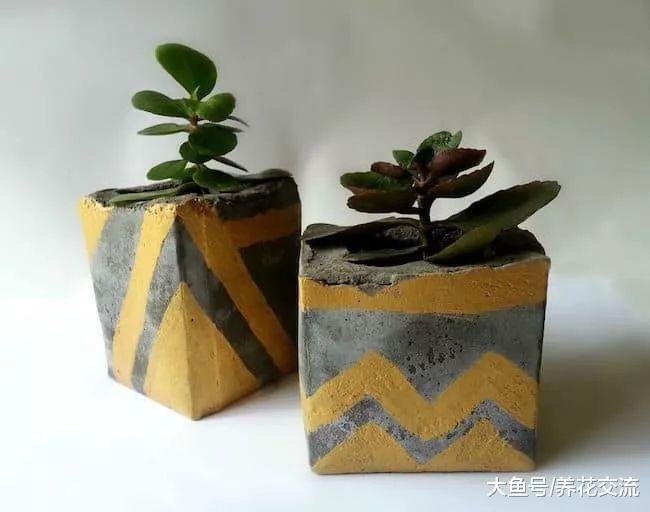 用水泥制作一个精美的混凝土花盆, 新手也能轻松制作出来