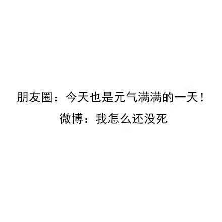 在朋友圈装死, 在微博上蹦迪