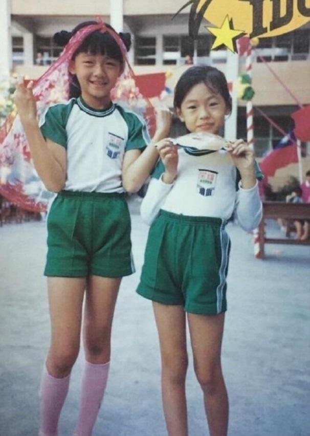 大小S童年照曝光, 这对姐妹花竟是从小美到大?