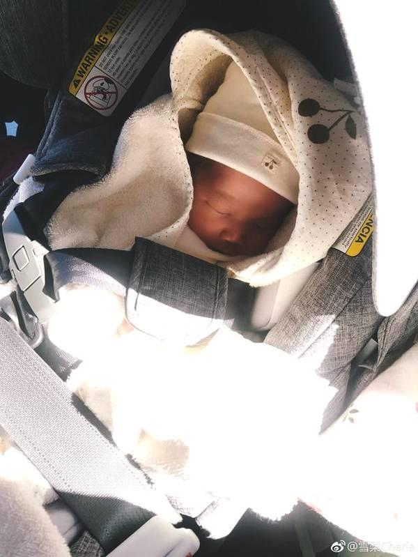 雪梨首晒儿子正脸照, 亮点在于这个妈妈好少女!