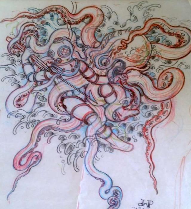 男子纹身太丑18年不敢脱上衣, 神补救后让他想露背炫耀