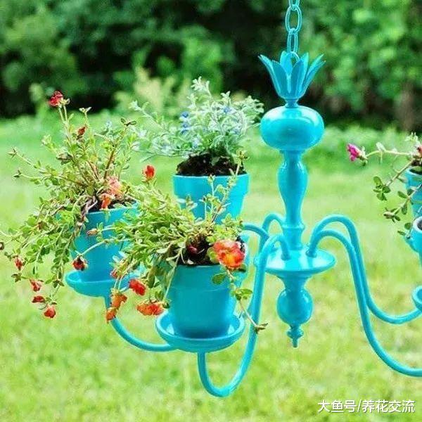 17种用家里的废弃物品制作出来的盆栽花卉, 变成迷人的景观