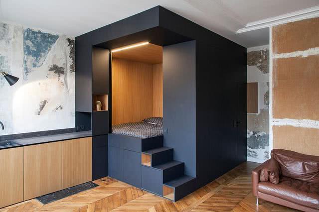 类似“筒子”房的单间公寓精巧设计, 许多人叫绝