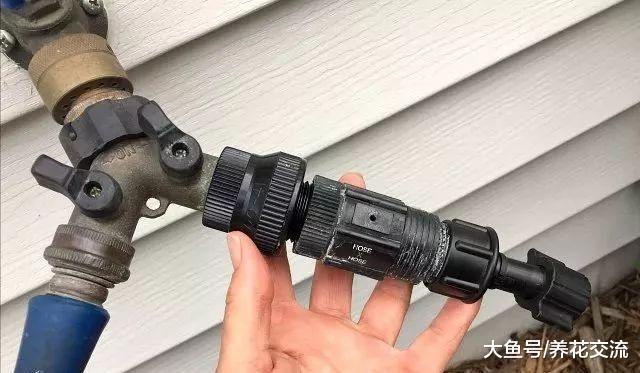 用简单软管制作自动滴灌系统, 植物花卉能够自动补充水分