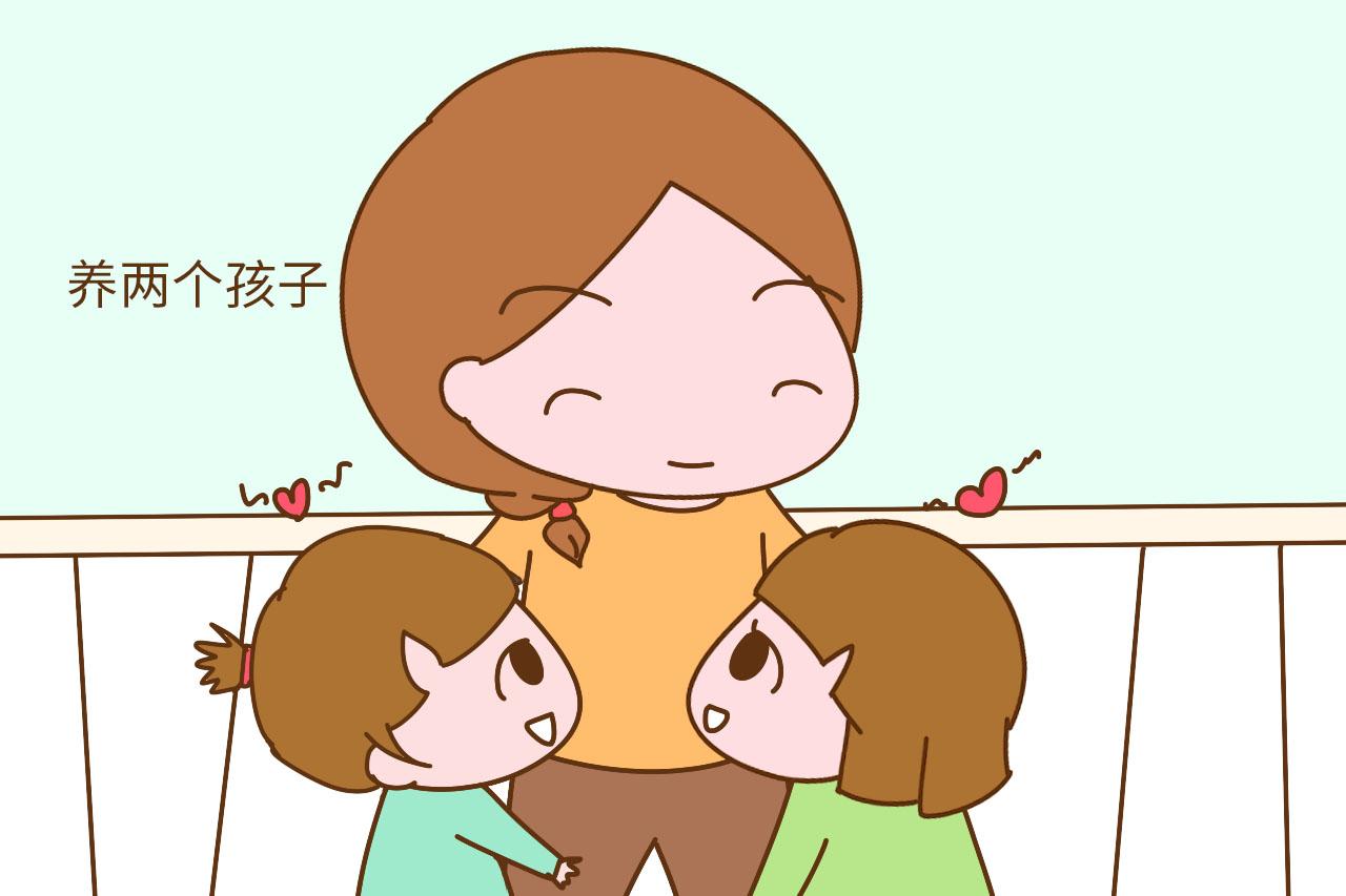 养两个孩子压力会很大? 这才是要二胎的真实写照, 幸福着呢