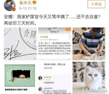 杨子集团被查, 华谊老板气得暗讽网友, 崔永元这次闹的有点大啊!