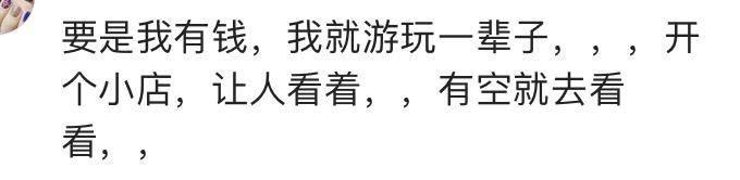 我工作只是为了挣钱, 而我的理想是不上班