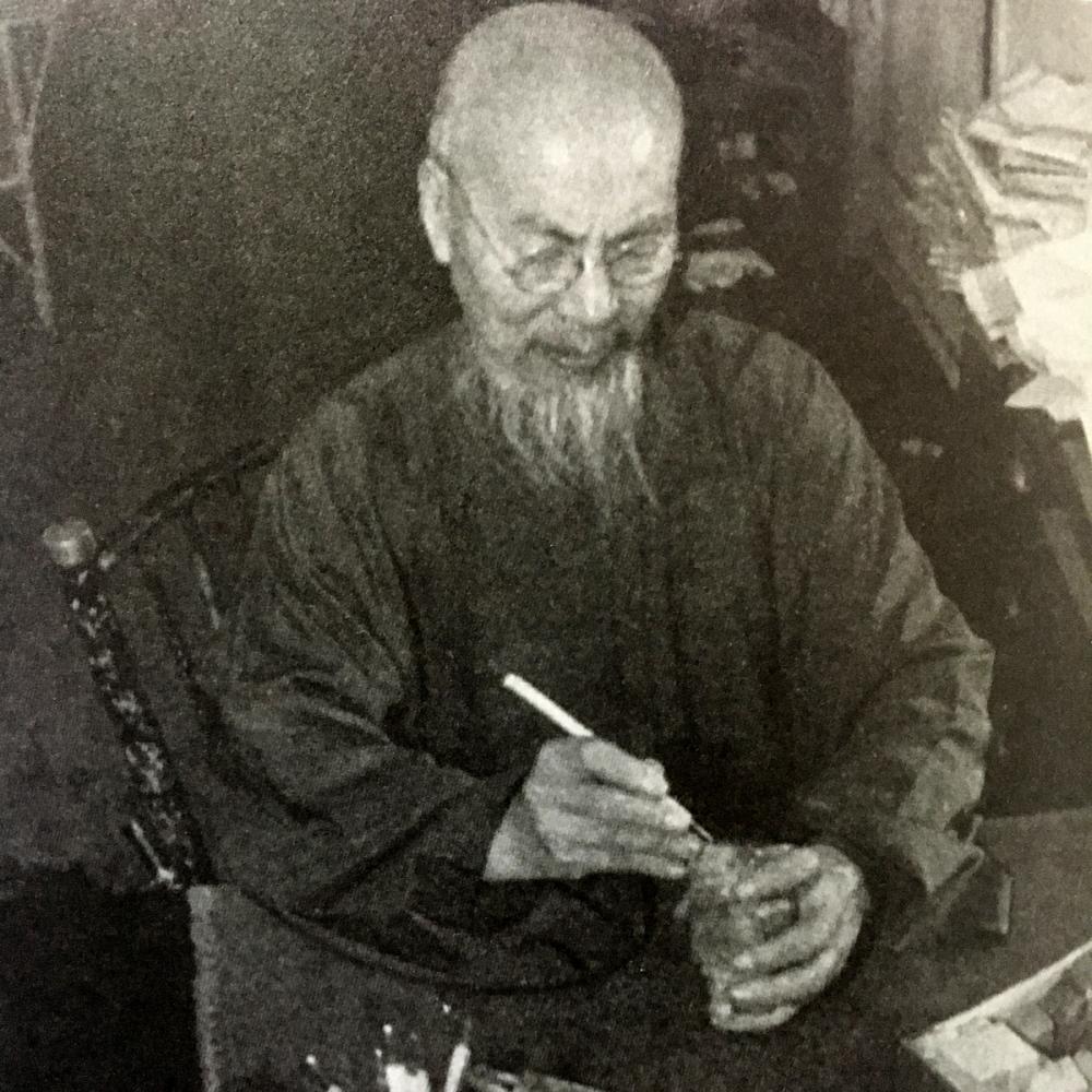 齐白石描述他自己刻印：“我刻印