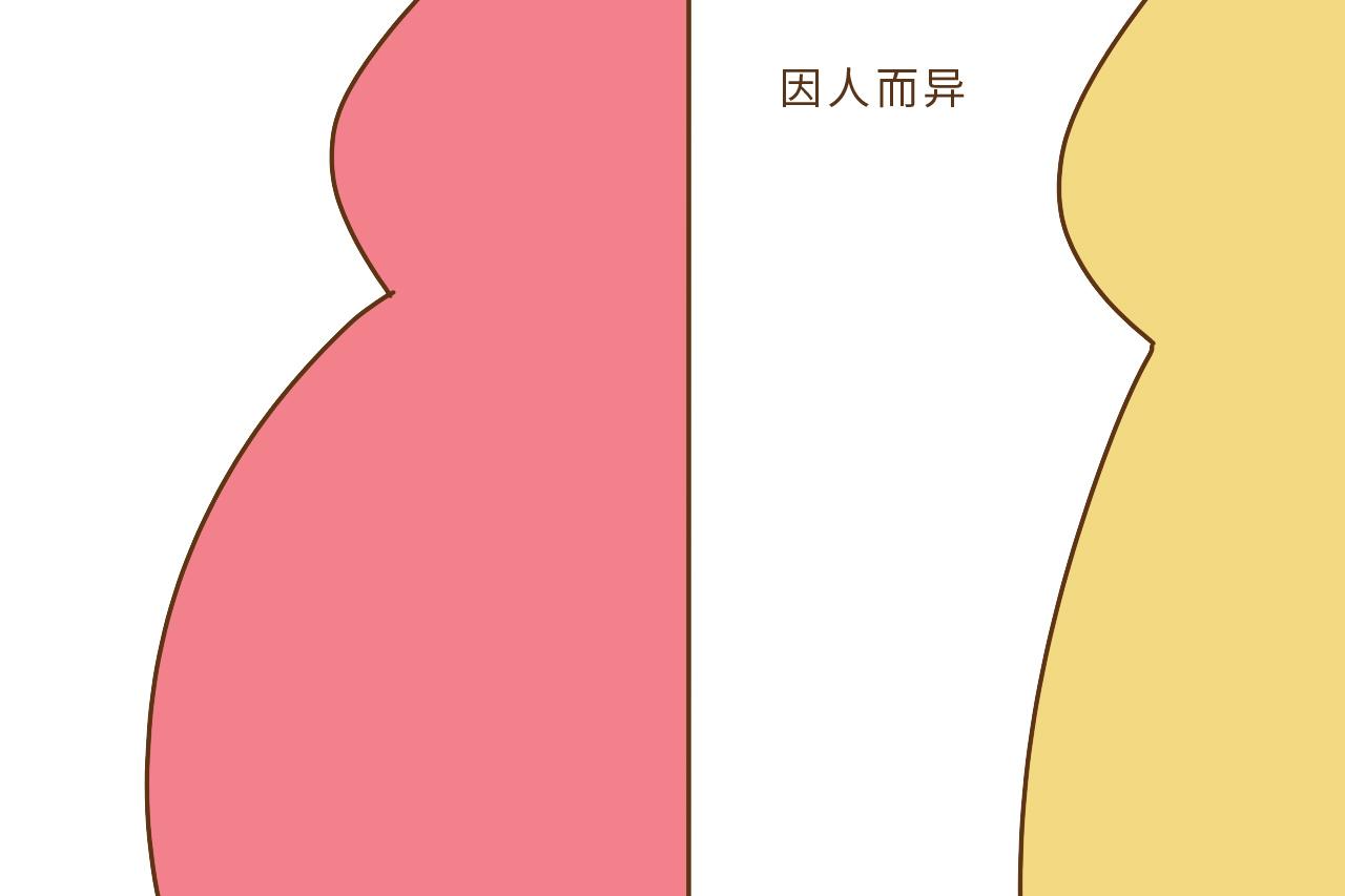 孕肚到几个月会明显变大? 在这个范围内都是正常的, 你是几月呢