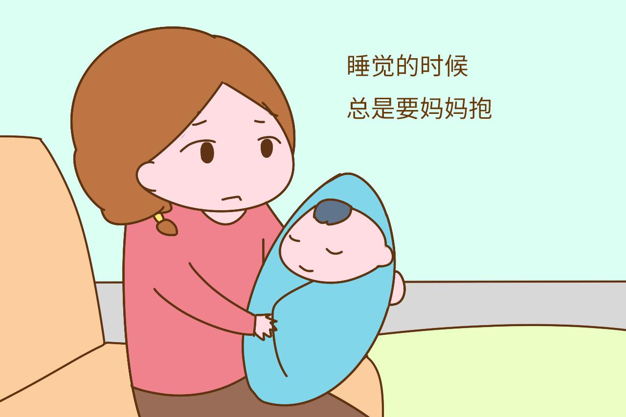 闹百天的宝宝伤不起, 24小时都需要抱, 很多妈妈都整崩溃了