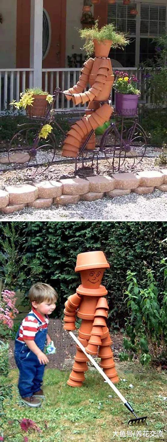 红陶盆用来养花都觉得浪费, 8个花盆园艺创意