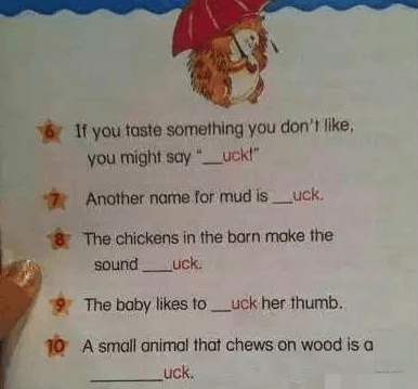 除了F根本想不到应该填什么