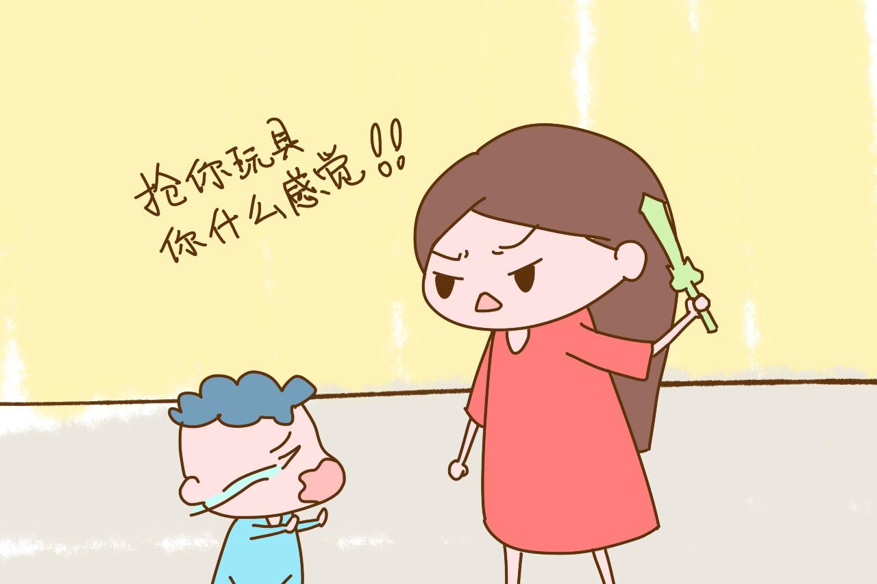 小孩子喜欢动手打人, 家长的应对方法很重要, 看看你做对了吗