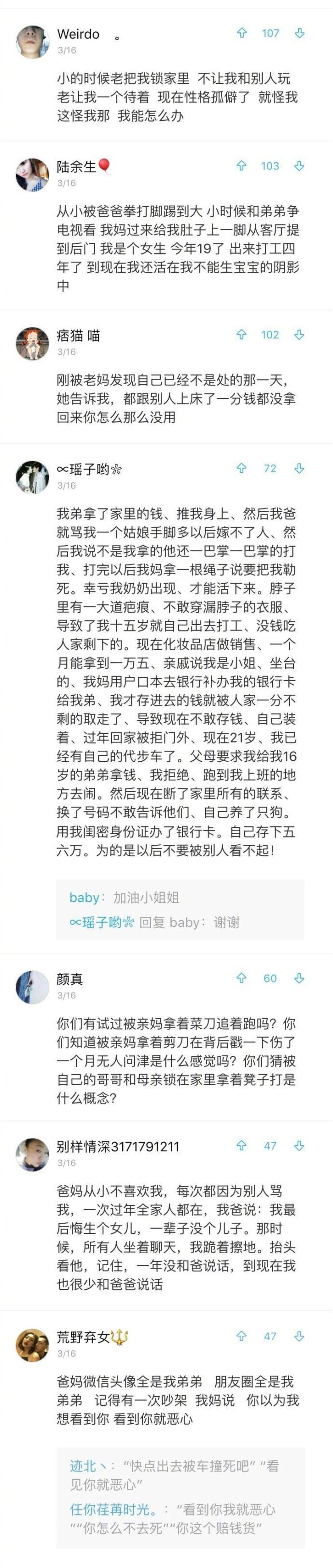 你经历过哪些来自亲人的伤害? 看完简直好心疼
