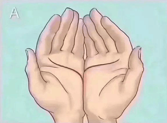 3条感情线, 看出你的感情状况, 看看你是哪一种?