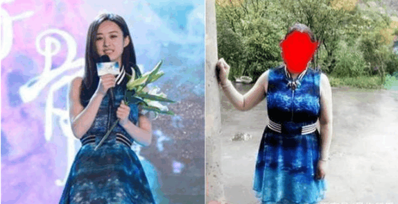 有一种勇气叫做穿上赵丽颖的同款衣服 没有对比就没有伤害