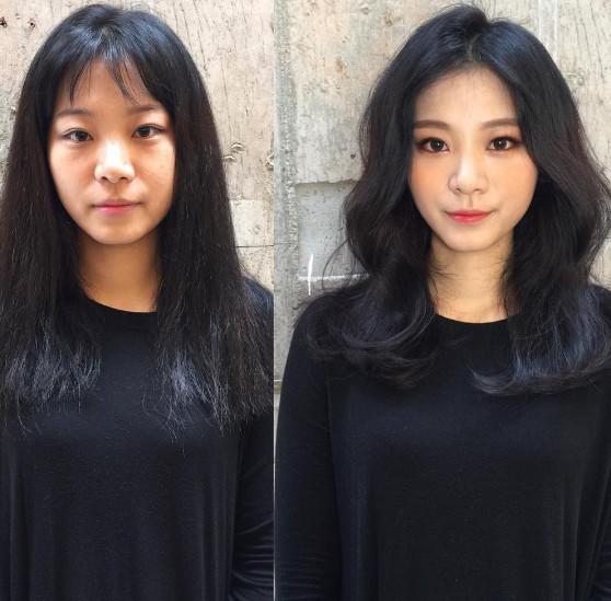 一组韩国女生化妆前后对比照, 看完才发现化妆对女生多么重要!