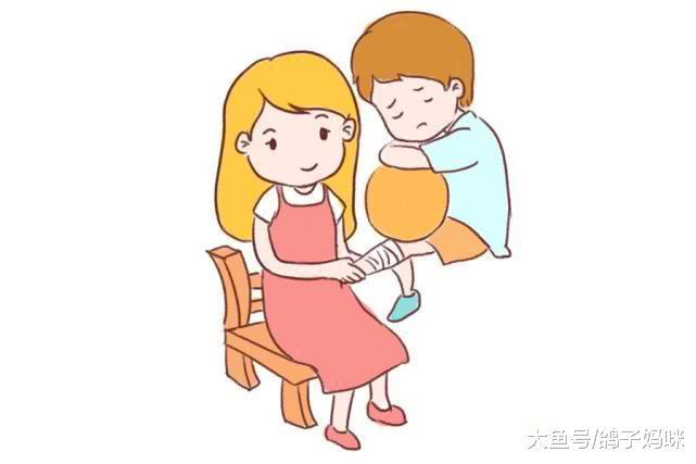 孩子不小心跌倒受伤, 正确护理伤口预防疤痕