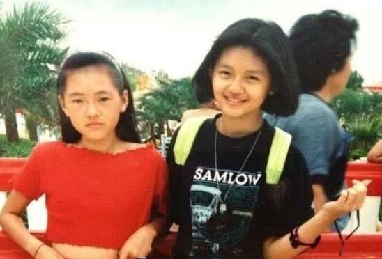 大小S童年照曝光, 这对姐妹花竟是从小美到大?