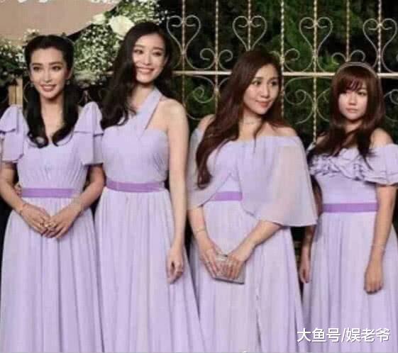 阿娇伴娘团美到炸, baby伴娘团却土到家, 网友: 怕被抢风头呗!