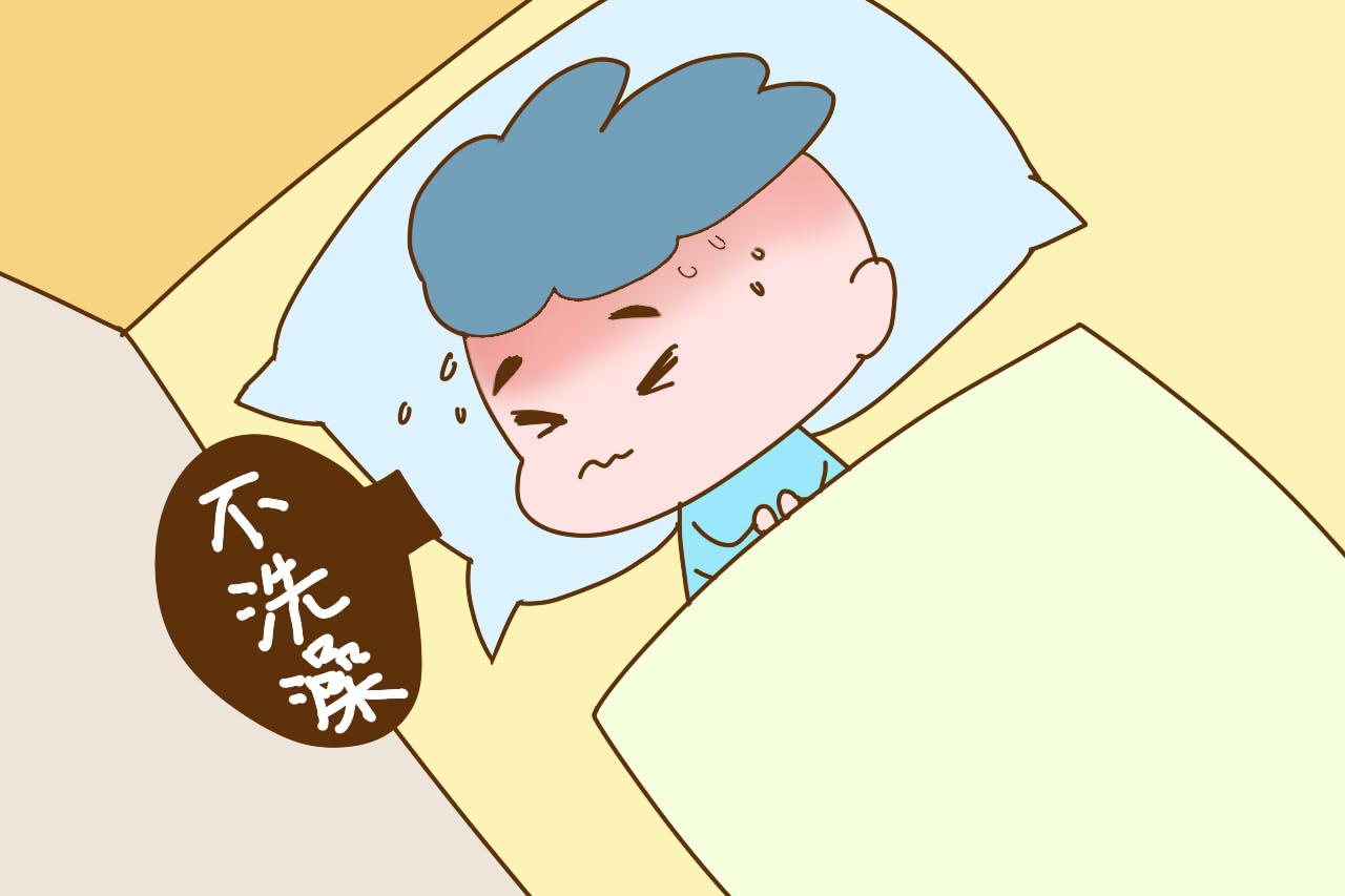 这几种情况下, 宝宝“再脏”也不能洗澡, 当妈的可要长点心