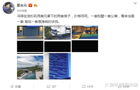 崔永元出狠招爆出冯小刚在美多处房产, 获袁立力挺!