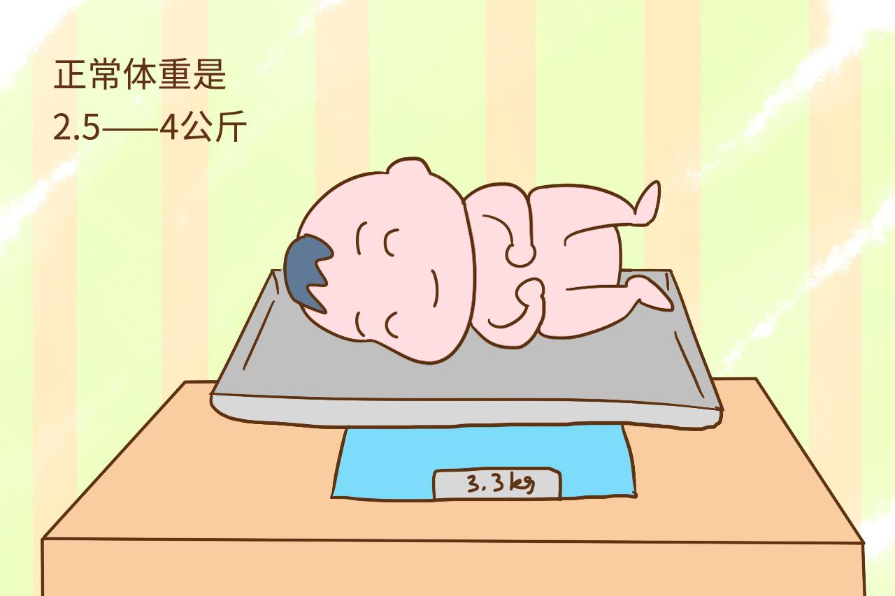 刚出生的宝宝几斤几两才是最佳体重? 看看你家宝宝是否达标