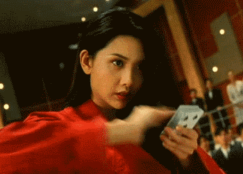 美人们都有一张见之难忘的脸~这段黎姿和朱茵动图我也就看了无数遍