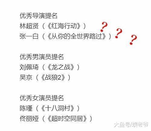 华表奖优秀导演提名居然有他, 还想比金马奖? 不是内地最烂就好