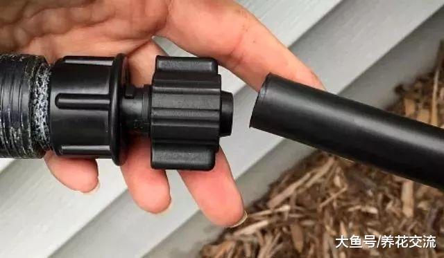 用简单软管制作自动滴灌系统, 植物花卉能够自动补充水分