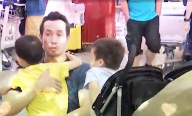 不舍老婆带娃回加拿大, 陈豪机场狂吻陈茵薇!