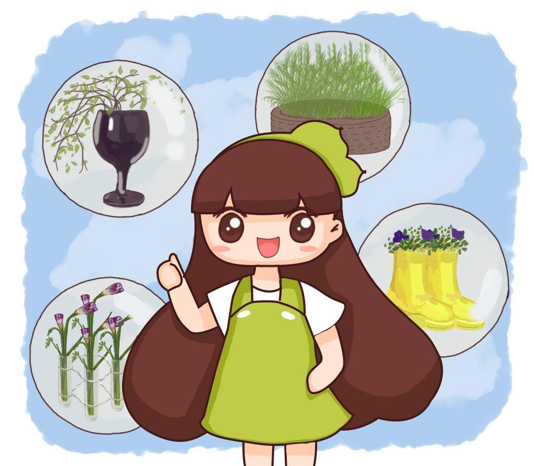 给花套个塑料袋, 2天就能蹿一截, 越长越壮实!